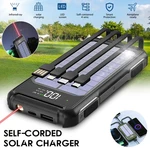 40000MAH Solar Power Bank Fast Charging Portable External Battery Led Light. Fixed Price $25.99.