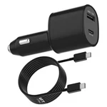 Super Fast Dual Car Charger (45W+15W) Ports Usb-c & Usb-a White 6.6FT Ca.... Fixed Price $30.45.