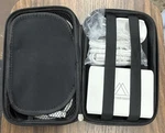 The Solid Goods Powergence Travel Adapter Strip Charging Station W/ Case. Fixed Price $34.00.