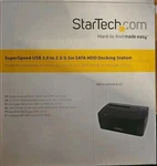 Startech.com Usb 3.0 Sata Hard Drive Docking Station (SATDOCKU3S) New Open Box. Fixed Price $45.00.