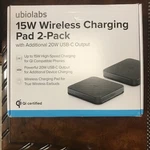 Ubio Labs 15W Wireless Charging Pad 2-PACK 20W Usb-c Output Brand New Sealed. Fixed Price $25.00.