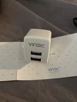 Vinsic 12W Dual-port Usb Wall Charger Adapter. Fixed Price $11.00.