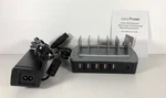 Juicy Power 5 Port Usb 60W Rapid Charging Station Organizer Qc 3.0 Quick Charge. Fixed Price $19.99.