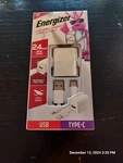 Energizer Usb Wall Charger + Type-c Cable. Fixed Price $12.00.