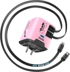 W&o 3 In Gan Charger(type C/l), 120W Compatible Fast, Retractable Wall New. Fixed Price $15.98.