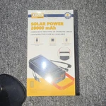 Denx 20000MAH Solar Power Bank Usb Lightning Type-c Multipurpose Charger. Fixed Price $30.00.