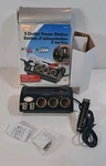 Bell Ml: 1450, 5-OUTLET 12V Power Station, Dash Mount, (2) Usb + (3) Port. Fixed Price $13.09.