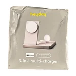 Heyday 3-IN-1 Charger White For Iphone Apple Watch Airpods W/ 6 Ft Cable Adapter. Fixed Price $18.99.