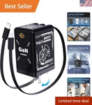 Dual Cable 45W Fast Charger - Retractable Wall Plug For Iphone & Android Devices. Fixed Price $16.99.