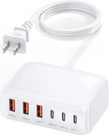 Usb Charger Block, 100W Gan 6 Port Pd Qc Wall A-white. Fixed Price $28.19.
