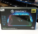 Enhance Powerup Rgb Gaming Mouse & Led Pad Wireless Charging Open Box. Fixed Price $30.90.