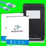 2X 3700MAH New Durable Lithium Battery Charger F Samsung Galaxy Sol SM-J336A. Fixed Price $64.13.