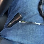 Car Charger With Cable Connecter For Iphone. Fixed Price $9.95.