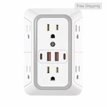 Powrui 6 Charger Usb Wall Surge Protector. Fixed Price $14.69.