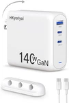 140W Usb Charger, PD3.1 Gan 3-PORT Fast Laptop Block White. Fixed Price $87.97.