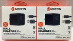 Griffin Power Block Pd 12W Wall Charger W/usb To Iphone Cable, 2PK. Fixed Price $16.95.
