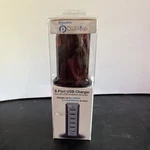 Aduro 6-PORT Usb Desktop Charging Station Hub Wall Charger Black/silver. Fixed Price $20.00.