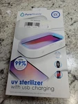 Vivitar Pure Mobile Uv Sterilizer With Usb Charging - New E7E 2ITEMS. Fixed Price $7.34.