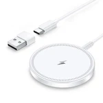 Magnetic Wireless Magsafe Charger Iphone: Charging Pad For 7MM, White. Fixed Price $11.06.