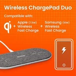 Ventev Wireless Charge Pad Duo - Open Box. Fixed Price $19.99.