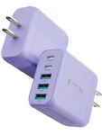 Usb Charger Block,eizlxq Type Fast 2-PACK, Purple. Fixed Price $33.75.