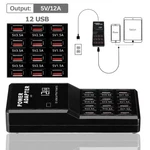 Multi 12 Port Usb Charging Station Hub Desktop Wall Cell Phone Charger Organizer. Fixed Price $24.01.