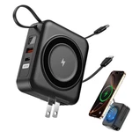Magnetic Power Bank 10000MA IN1 22.5W Usb-c Charger Built-in Ac Plug For Phone. Fixed Price $32.27.