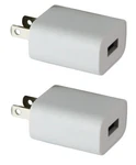 Pack Of 2 - Google (5V/1.5A) 7.5W Single Usb Wall Charger White (G1001). Fixed Price $8.99.
