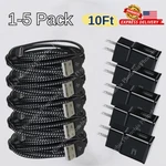 Usb Adapter Fast Charger Plug Type Cord 10FT For Samsung Iphone 15 16 17 Lot. Fixed Price $39.52.