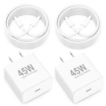 Usb Fast For Google Pixel 2*45W CHARGER+6FT+10FT Cable, White. Fixed Price $40.54.