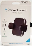 Tylt Wireless Car Vent Mount, Adjustable, Qi Charging, Brand New, Black. Fixed Price $39.99.