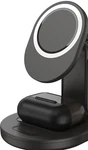 Otterbox Fast 2-IN-1 Wireless Charging Magsafe Station For Iphone Airpods Black. Fixed Price $29.99.