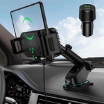 Wireless Car Charger Mount, 15W Dual Coil Rotatable Phone Holder.... Fixed Price $71.28.
