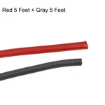 5+5FT 8 Gauge Awg Amplifier Battery Power Cable Ground Wire Cca Red Gray. Fixed Price $7.99.
