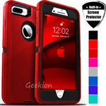 For Iphone 6 7 8 Plus 2020 Shockproof Rugged Case Cover + Screen Protector. Fixed Price $7.99.