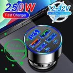6 Usb Port Super Fast Car Charger Adapter For Iphone Samsung Android Cell. Fixed Price $5.29.