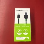 Ihome Micro Usb 3FT Charge + Sync Cable. Fixed Price $9.99.