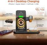 Hypergear 4-IN-1 Foldable Wireless Charger Iphone Charging Stations For Multiple. Fixed Price $39.99.