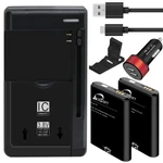Extra 2X1900MAH Battery Car Charger Cable Bracket For Kyocera Duraxe Epic E4830. Fixed Price $52.69.