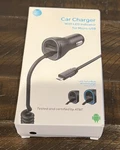 At&t Fast 3.4AMP Coiled Micro-usb Car Charger + Extra Usb-a W' Indicator. Fixed Price $8.99.
