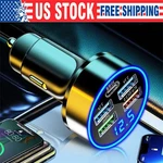4 Usb Port Super Fast Car Charger Adapter For Iphone Samsung Android Cell. Fixed Price $5.99.