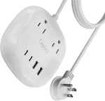 Ceptics Compact Travel-sized Usb Power Strip With Surge Protection, Grounded Dua. Fixed Price $25.27.