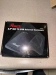Rosewill RX234 2.5" Ide To Usb External Enclosure - Open Box. Fixed Price $18.99.