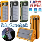 Super Solar Power Bank Charger 30000MAH Hand Crank Usb Portable Led Flashlight. Fixed Price $17.55.