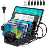 Mergroly Charging Station For Multiple Devices, 50W 6-PORTS Usb. Fixed Price $29.99.