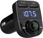 Lihan - Handsfree Call Car Charger Wireless Bluetooth Transmitter Radio Receiver. Fixed Price $12.00.