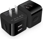 Wall Charger,usb PLUG,2PACK Flat Usba Block Charging Low Profile. Fixed Price $12.95.