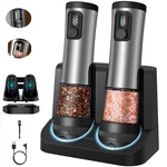 Rechargeable 2-SPEED Electric Salt & Pepper Grinder Set Automatic Mill Shaker. Fixed Price $41.79.
