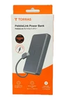 Torras - Pebblelink Power Bank With Integrated Cables 10,000MAH Black. Fixed Price $45.99.