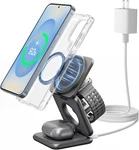 Ku Xiu Wireless Charger QI2 15W For S26 S25 /galaxy Watch Ultra 7/6 /buds. Fixed Price $29.99.
